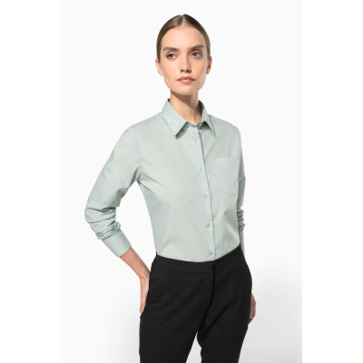 Ladies’ easy-care polycotton poplin shirt